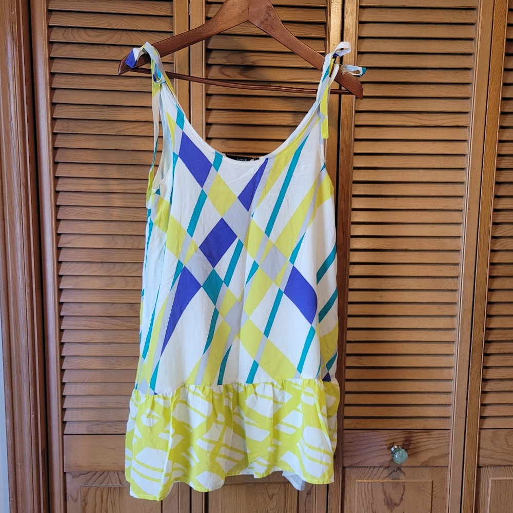 100 % Silk Hurley Cami with Tie Up Straps